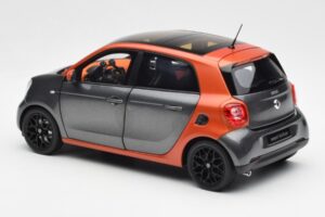 Smart Forfour W453 Lava Portocaliu Grafit Gri Norev 1:18 B66960298 Metal - imaginea 7 din 8