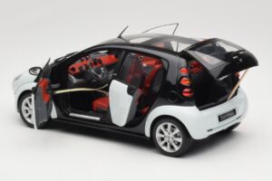 Smart Forfour Alb Kyosho 1:18 0019141V001C01Q00 Metal - imaginea 5 din 8