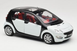 Smart Forfour Alb Kyosho 1:18 0019141V001C01Q00 Metal - imaginea 6 din 8
