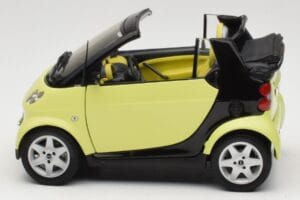 Smart Fortwo 450 Cabrio Galben Minichamps 1:18 0012889V001C49Q00 Metal - imaginea 4 din 8