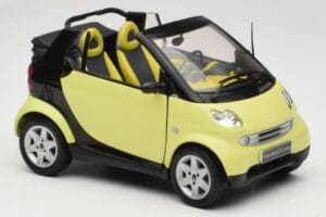 Smart Fortwo 450 Cabrio Galben Minichamps 1:18 0012889V001C49Q00 Metal - imaginea 6 din 8