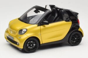 Smart Fortwo 453 Cabriolet Negru Și Galben Norev 1:18 B66960289 Metal