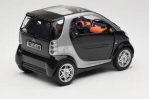 Smart Fortwo Negru Kyosho 1:18 0004830V000C08Q00 Metal - imaginea 3 din 8