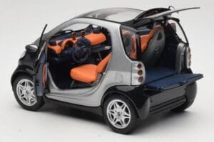 Smart Fortwo Negru Kyosho 1:18 0004830V000C08Q00 Metal - imaginea 5 din 8