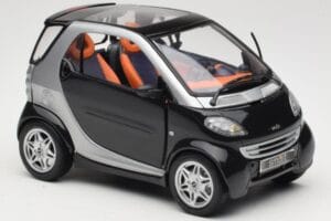 Smart Fortwo Negru Kyosho 1:18 0004830V000C08Q00 Metal - imaginea 6 din 8