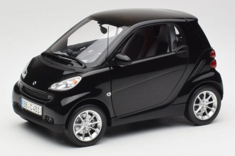 Smart Fortwo Coupé W451 Deep Negru Minichamps 1:18 Q0022563V001C02Q00 Metal