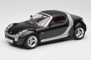 Smart Roadster Negru Bburago 1:18 34099-M1 Metal