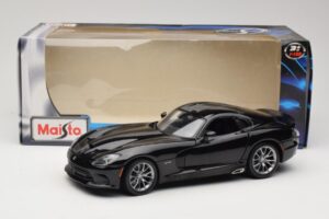 SRT Viper GTS Negru Maisto 1:18 31128 Metal - imaginea 8 din 8