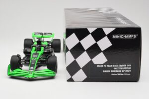 Stake F1 Team Kick Sauber C44 #77 V. Bottas Emilia Romagna GP 2024 Minichamps 1:18 117240177 Metal - imaginea 3 din 7