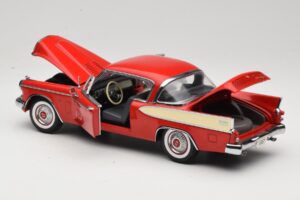 Studebaker Golden Hawk Apache Red Motor City 1:18 80009 Metal - imaginea 5 din 8