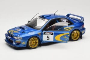 Subaru Impreza WRC #5 R. Burns / R. Reid Rally de France 1999 AUTOart 1:18 89993 Metal - imaginea 2 din 8