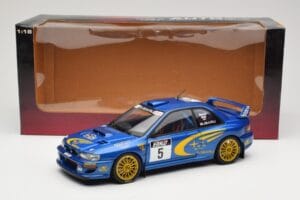 Subaru Impreza WRC #5 R. Burns / R. Reid Rally de France 1999 AUTOart 1:18 89993 Metal - imaginea 8 din 8