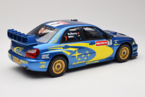 Subaru Impreza WRC S9 #7 P. Solberg / P. Mills Rally Great Britain 2003 Otto 1:12 G092 Rășină - imaginea 2 din 6