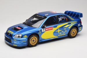 Subaru Impreza WRC S9 #7 P. Solberg / P. Mills Rally Great Britain 2003 Otto 1:12 G092 Rășină