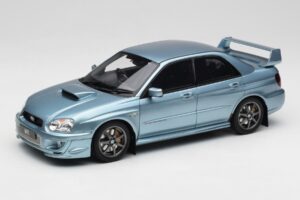 Subaru Impreza WRX STi WR1 GD P. Solberg Edition Ice Blue Metallic Otto 1:18 OT1114 Rășină
