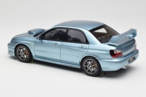 Subaru Impreza WRX STi WR1 GD P. Solberg Edition Ice Blue Metallic Otto 1:18 OT1114 Rășină - imaginea 5 din 6