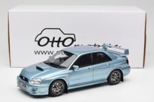 Subaru Impreza WRX STi WR1 GD P. Solberg Edition Ice Blue Metallic Otto 1:18 OT1114 Rășină - imaginea 6 din 6