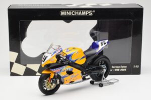 Suzuki GSX-R 1000 Team Alstare Corona Extra T. Corser WSB 2005 Minichamps 1:12 122052211 Metal - imaginea 6 din 6