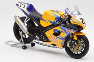 Suzuki GSX-R 1000 Team Alstare Corona Extra Y. Kagayama WSB 2005 Minichamps 1:12 122052271 Metal - imaginea 4 din 6