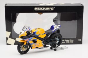 Suzuki GSX-R 1000 Team Alstare Corona Extra Y. Kagayama WSB 2005 Minichamps 1:12 122052271 Metal - imaginea 6 din 6