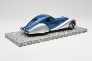 Talbot-Lago T150 C-SS Coupe Albastru Argintiu Minichamps 1:18 107117122 Rășină - imaginea 2 din 6