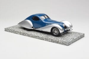 Talbot-Lago T150 C-SS Coupe Albastru Argintiu Minichamps 1:18 107117122 Rășină - imaginea 4 din 6