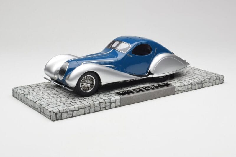 Talbot-Lago T150 C-SS Coupe Albastru Argintiu Minichamps 1:18 107117122 Rășină