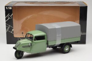 Tempo Dreirad Canvas Verde Minichamps 1:18 180099020 Metal - imaginea 8 din 8