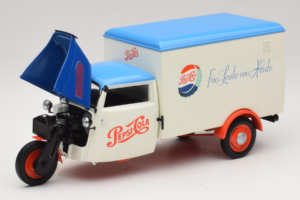 Tempo Dreirad Kastenwagen Pepsi Minichamps 1:18 150099024 Metal - imaginea 2 din 8