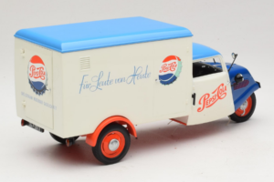 Tempo Dreirad Kastenwagen Pepsi Minichamps 1:18 150099024 Metal - imaginea 3 din 8