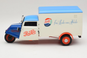 Tempo Dreirad Kastenwagen Pepsi Minichamps 1:18 150099024 Metal - imaginea 4 din 8