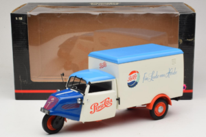 Tempo Dreirad Kastenwagen Pepsi Minichamps 1:18 150099024 Metal - imaginea 8 din 8