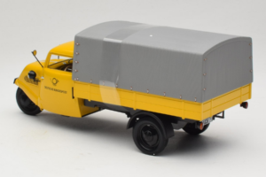 Tempo Hanseat Kastenwagen Deutsche Post Minichamps 1:18 TEMPO001 Metal - imaginea 5 din 6