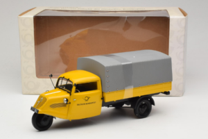 Tempo Hanseat Kastenwagen Deutsche Post Minichamps 1:18 TEMPO001 Metal - imaginea 6 din 6