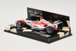Toyota TF104 Panasonic #16 C. da Matta Panasonic Toyota Racing 2004 Minichamps 1:43 400040016 Metal - imaginea 3 din 5