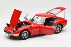 Toyota 2000 GT Roșu AUTOart 1:18 78741 Metal - imaginea 2 din 8