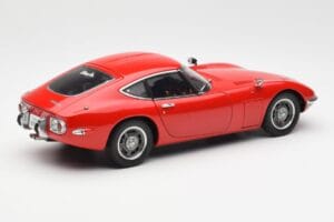 Toyota 2000 GT Roșu AUTOart 1:18 78741 Metal - imaginea 3 din 8