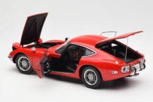 Toyota 2000 GT Roșu AUTOart 1:18 78741 Metal - imaginea 5 din 8