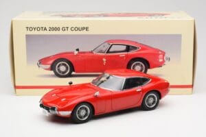 Toyota 2000 GT Roșu AUTOart 1:18 78741 Metal - imaginea 8 din 8