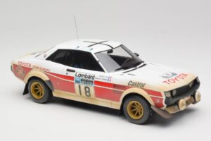 Toyota Celica 2000 GT RA21 #18 J-L. Therier RAC Rally 1977 IXO 1:18 18RMC189C Metal - imaginea 4 din 6