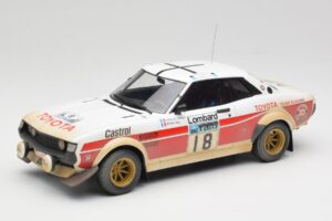 Toyota Celica 2000 GT RA21 #18 J-L. Therier RAC Rally 1977 IXO 1:18 18RMC189C Metal
