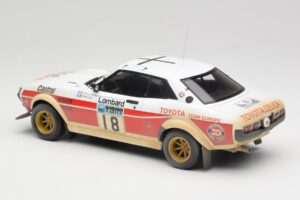 Toyota Celica 2000 GT RA21 #18 J-L. Therier RAC Rally 1977 IXO 1:18 18RMC189C Metal - imaginea 5 din 6
