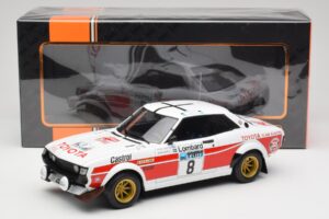 Toyota Celica 2000 GT RA21 #8 H. Mikkola / A. Hertz RAC Rally 1977 IXO 1:18 18RMC189A Metal - imaginea 6 din 6