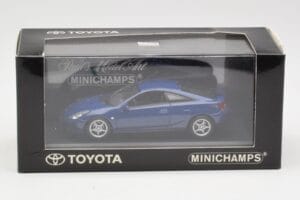 Toyota Celica T200 Albastru Închis Minichamps 1:43 TOYOTA006 Metal - imaginea 4 din 4