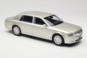 Toyota Century Silver Metallic Kyosho 1:18 KSR18036S Metal - imaginea 4 din 6