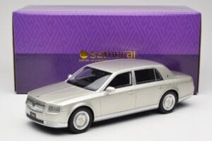 Toyota Century Silver Metallic Kyosho 1:18 KSR18036S Metal - imaginea 6 din 6
