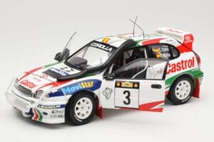 Toyota Corolla WRC #3 C. Sainz / L. Moya Safari Rally 1999 AUTOart 1:18 89982 Metal - imaginea 2 din 8