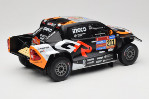 Toyota GR DKR Hilux Evo #211 H. Lategan / B. Cummings Rally Dakar 2025 IXO 1:18 18RMC237 Metal - imaginea 2 din 6