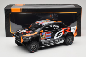 Toyota GR DKR Hilux Evo #211 H. Lategan / B. Cummings Rally Dakar 2025 IXO 1:18 18RMC237 Metal - imaginea 6 din 6
