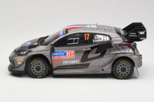 Toyota GR Yaris Rally1 #17 Toyota Gazoo Racing WRT S. Ogier / V. Landais Rally Finland 2024 IXO 1:18 18RMC216 Metal - imaginea 3 din 6